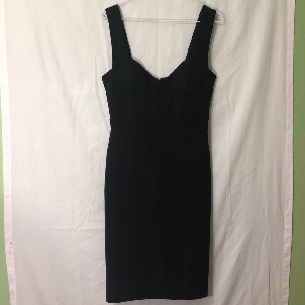 Lulus black sleeveless bodycon  dress